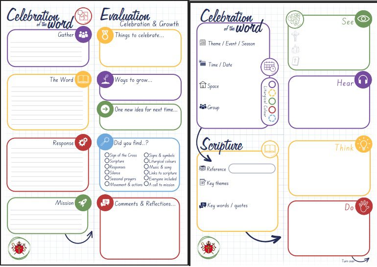 Planning Sheets Diocese